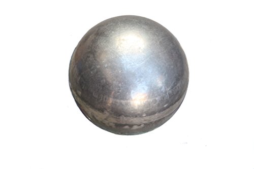 UHRIG Eisen Hohlkugel - Hohle Stahlkugel Ø 100 mm - dickwandige Metallkugel, z.B. für Zaunpfosten, Geländer, Gartentor uvm. von UHRIG