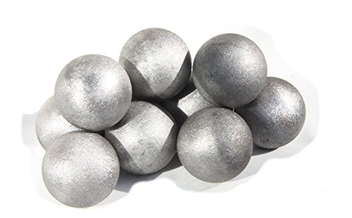 UHRIG 10x Eisen Vollkugel - massive Stahlkugeln mit je Ø 30mm - 10 Stück Eisenkugeln für z. B. Schmiedeeisen Zaun uvm. von UHRIG