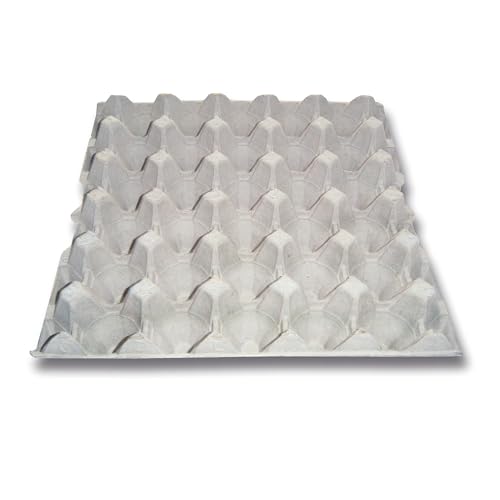 30er Eierpappe - 10 Stück - Höckerlage für die Größen S bis XL - Grau von eivolution