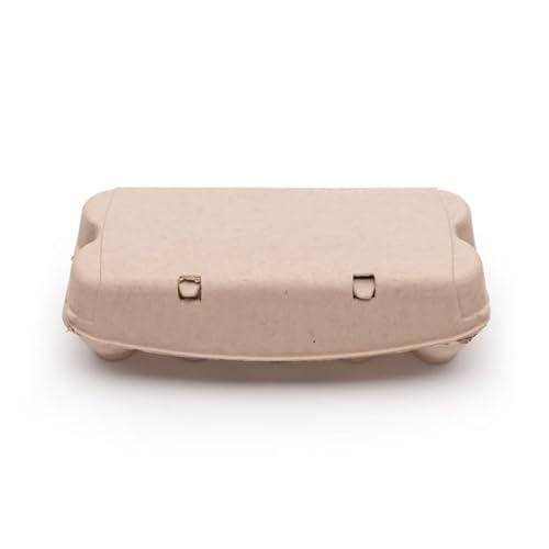 eivolution ComPac 10er Eierkarton für Hühnereier in den Größen S, M & L | Biologisch Abbaubar | Eierschachtel Made in Germany | Braun | 25 Stück von eivolution