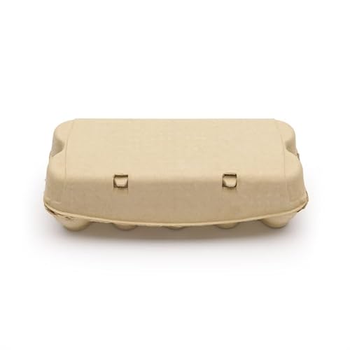 eivolution ComPac 10er Eierkarton für Hühnereier in den Größen S, M & L | Biologisch Abbaubar | Eierschachtel Made in Germany | Gelb | 94 Stück von eivolution