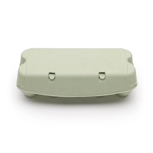 eivolution ComPac 10er Eierkarton für Hühnereier in den Größen S, M & L | Biologisch Abbaubar | Eierschachtel Made in Germany | Grün | 376 Stück von eivolution