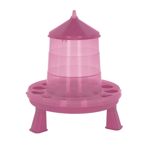 eivolution Hühner-Futterautomat 4kg Rosé – aus Kunststoff mit Standfüßen – wetterfest, dekorativ für Stall & Außenbereich eivolution Hühner-Futterautomat 4kg Rosé – aus Kunststoff mit Standfüßen – wetterfest, dekorativ für Stall & Außenbereich von eivolution