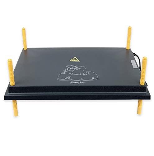 eivolution Küken Wärmeplatte 60x40 cm I 56W I höhenverstellbar I Heizplatte zur Kücken-Aufzucht I geeignet für alle Geflügelarten wie Hühner, Wachteln, Puten von eivolution