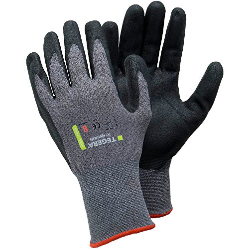 Ejendals Synthetikhandschuh Tegera 873, Größe 11, 1 Stück, schwarz/grau, 873-11 von ejendals