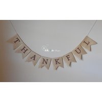 Thankful Sackleinen Banner/Burlap Danksagungs-Banner Herbst-Zeichen Herbst-Banner Feiertage Thankful Sackleinen Banner/Burlap Danksagungs-Banner Herbst-Zeichen Herbst-Banner Feiertage von ekaSpreadLove