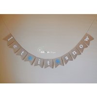 Vintage Girlande/Winterdekoration Mit Schneeflocken Vintage Girlande/Winterdekoration Mit Schneeflocken von ekaSpreadLove