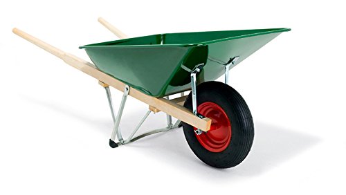 EKEBY Hörby Bruk Schubkarre 90 L, Grün, Buchenholz, 15.5 kg, 150 kg Traglast von EKEBY