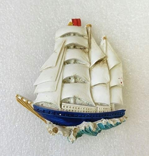 Magnet Boot Segelboot Höhe 7,5 cm von ekecel