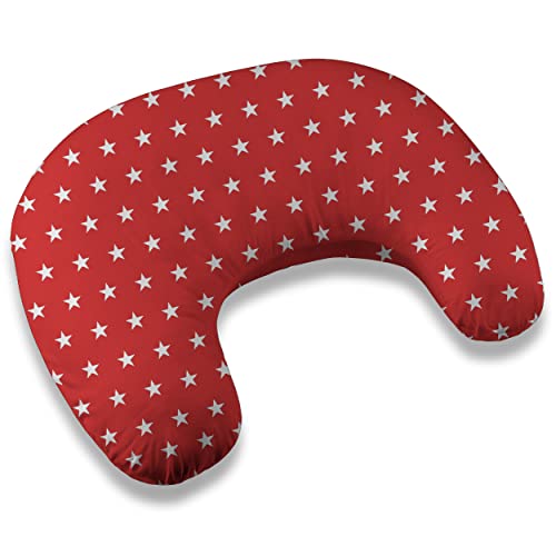 Moon klein Mond Stillkissen 110cm Stillhörnchen Schwangerschaftskissen Kopfkissen Kissen zum Stillen Nursing Pillow mit abnehmbarem und waschbarem Bezug ekmTRADE (11) von ekm trade