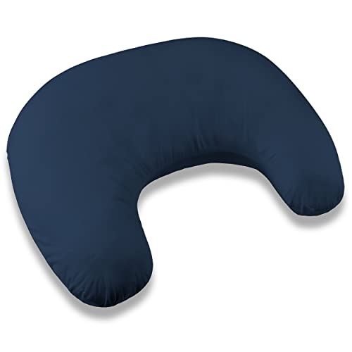 Moon klein Mond Stillkissen 110cm Stillhörnchen Schwangerschaftskissen Kopfkissen Kissen zum Stillen Nursing Pillow mit abnehmbarem und waschbarem Bezug ekmTRADE (16) von ekm trade