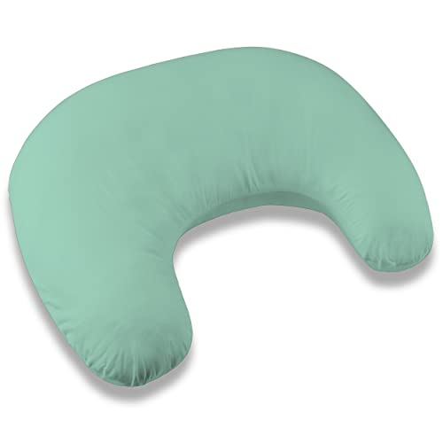 Moon klein Mond Stillkissen 110cm Stillhörnchen Schwangerschaftskissen Kopfkissen Kissen zum Stillen Nursing Pillow mit abnehmbarem und waschbarem Bezug ekmTRADE (26) von ekm trade