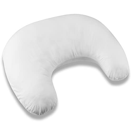 Moon klein Mond Stillkissen 110cm Stillhörnchen Schwangerschaftskissen Kopfkissen Kissen zum Stillen Nursing Pillow mit abnehmbarem und waschbarem Bezug ekmTRADE (38) von ekm trade