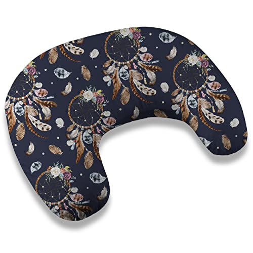 Moon klein Mond Stillkissen 110cm Stillhörnchen Schwangerschaftskissen Kopfkissen Kissen zum Stillen Nursing Pillow mit abnehmbarem und waschbarem Bezug ekmTRADE (9) von ekm trade