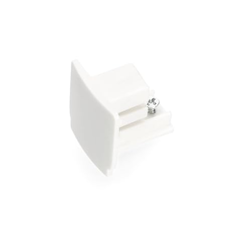 Kappe WEISS für LED NEXTRACK Komponenten 3-Phasen-Schienen-Set (Kappe WEISS) von ekobi