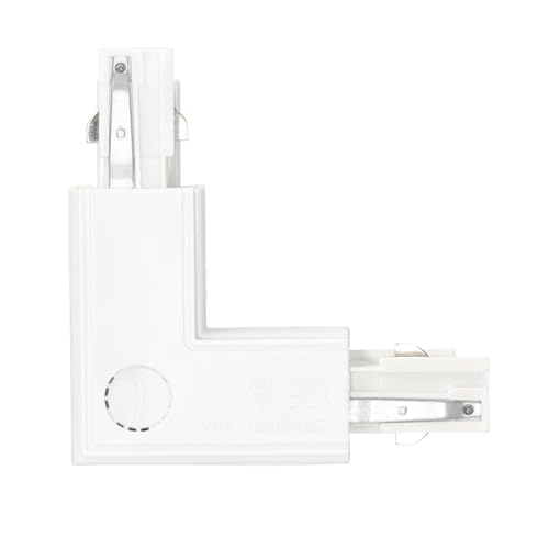 L'-Verbinder für Verbindungsschienen EXTERN LINKS WEISS für LED NEXTRACK (Verbinder "L" extern LINKS WEISS) von ekobi