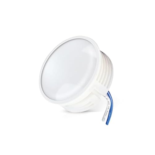 ekobi LED Insert Modul flach 600lm 230V 6,5W für Einbaustrahler MR16 Ersatz Ø 50mm Einbauleuchten Rahmen Leuchtmittel Abstrahlung für Standard Einbaustrahler 24m (1, Neutralweiß 4000K) von ekobi