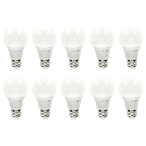 ekobi Set mit 10x LED Glühbirne E27-Sockel GS 7W 600lm Birne, nicht dimmbar, Lichtverteilungswinkel: 270 Grad LED-Ersatz für eine Glühbirne 230 V 50Hz 4000K Neutralweiß ekobi Set mit 10x LED Glühbirne E27-Sockel GS 7W 600lm Birne, nicht dimmbar, Lichtverteilungswinkel: 270 Grad LED-Ersatz für eine Glühbirne 230 V 50Hz 4000K Neutralweiß von ekobi