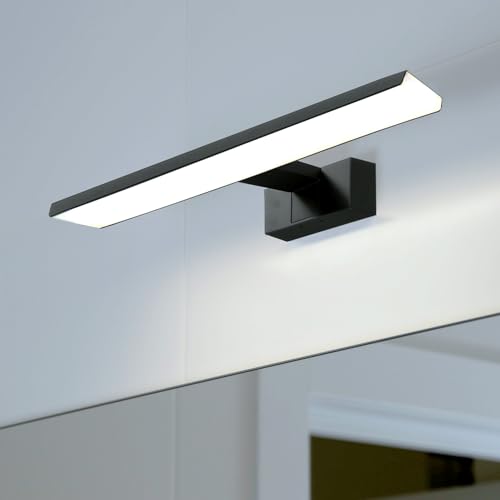 ekobi Spiegelleuchte Badleuchte Badlampe Spiegellampe LED LumiReflect 8W 40CM Neutralweiß Wandleuchte Badezimmer Lampe 230V 4000K Schrankleuchte 560 Lumen (8W) von ekobi