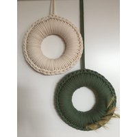 Türkranz, Gehäkelter Kranz, Wanddekoration, Kranzbasis, Häkelkranz Zum Selbstgestalten von elashaekeltraeume