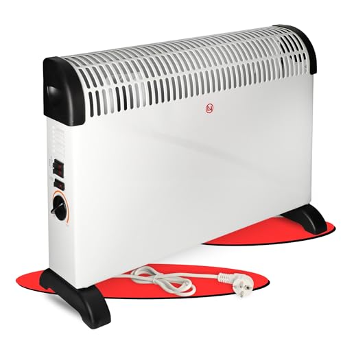 elasto – Heizlüfter "Kompakt" 2000W inkl. Turbogebläse für 20-30 m² – tragbares Heizgerät mit Thermostat zur Regulierung der Raumtemperatur – energiesparende & leise Elektroheizung (Weiß) von elasto PROMOTION FOR LIFE
