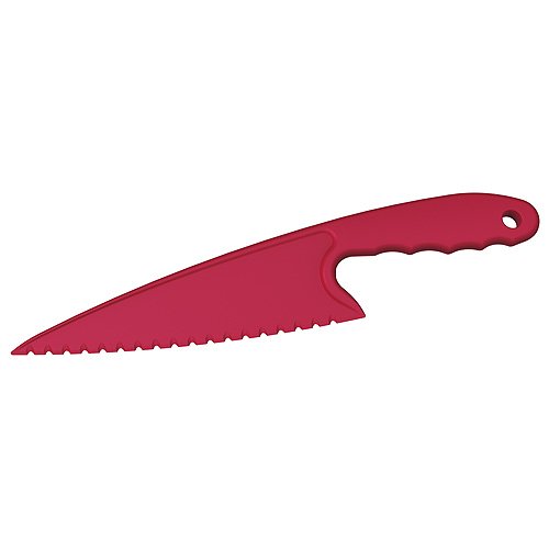 elasto form Kuchenmesser Bakery Tortenmesser Kuchenheber Tortenheber Kunststoffmesser geeignet für antihaft Pfannen und Töpfe Farbe Berry von elasto form