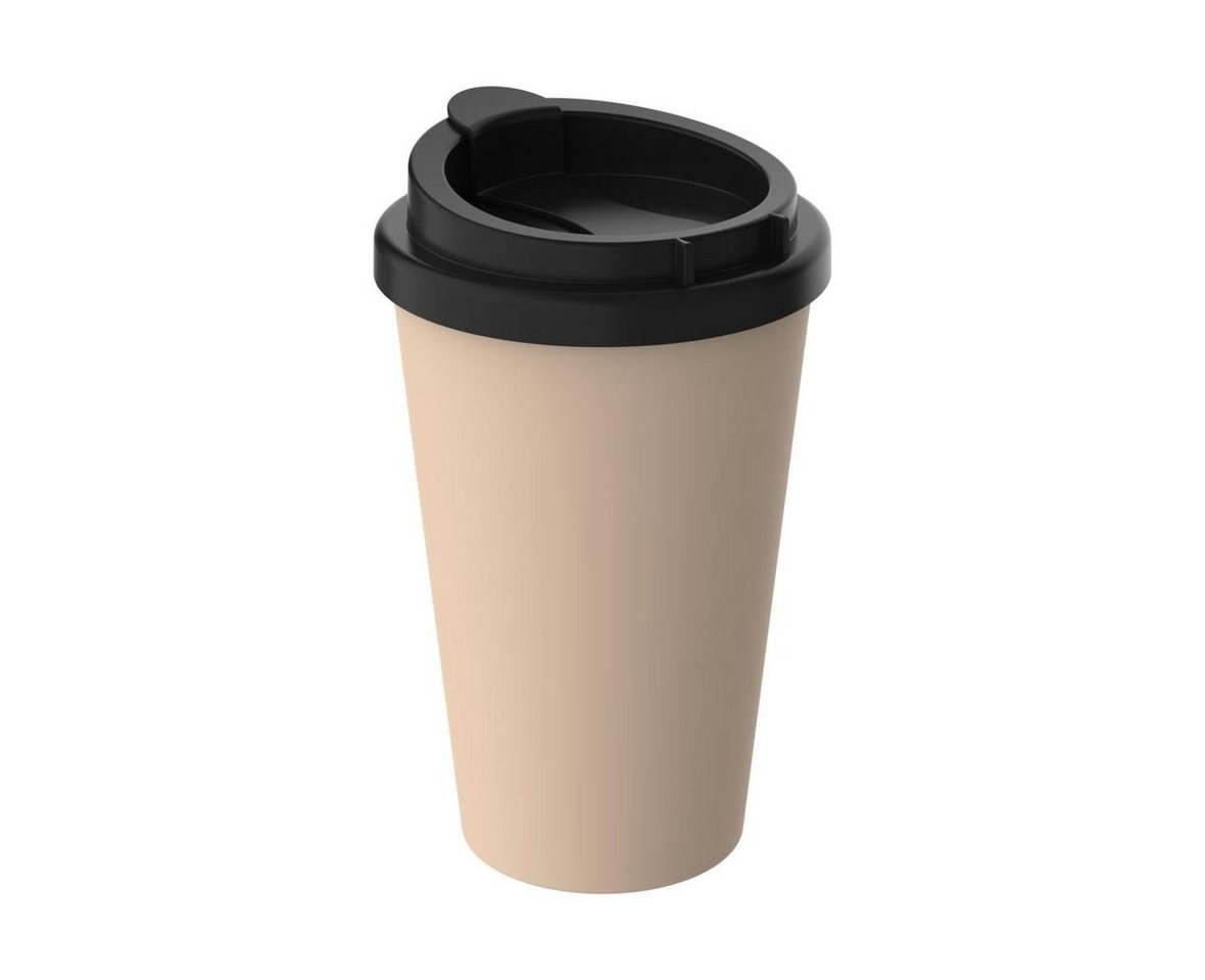 elasto Coffee-to-go-Becher 350 ml Kaffeebecher To Go doppelt isolierter Becher, Made in Germany, BPA-frei, Teebecher, Coffee Mug, recycled Becher von elasto