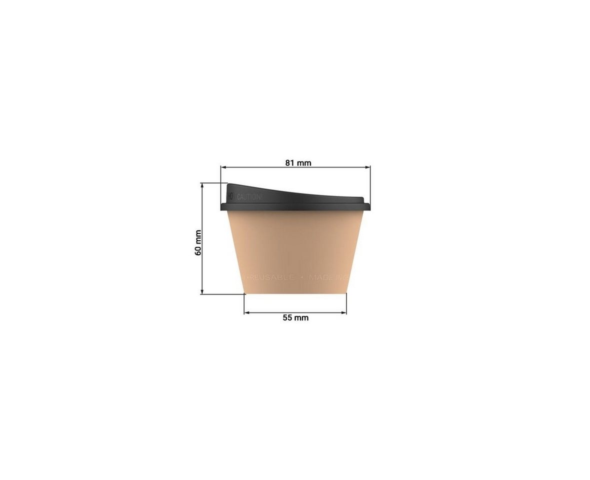 elasto Becher Kaffeebecher ToGo"" von elasto