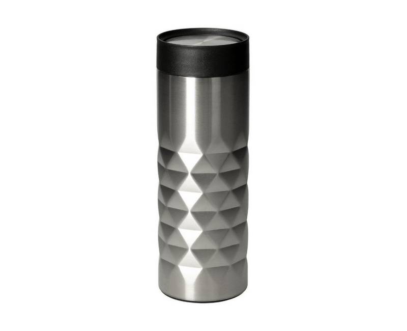 elasto Coffee-to-go-Becher Diamond 360 auslaufsicherer Thermobecher 450 ml, Kaffeebecher to go, Doppelwand, Leicht, Robust, 360 Grad Deckel elasto Coffee-to-go-Becher Diamond 360 auslaufsicherer Thermobecher 450 ml, Kaffeebecher to go, Doppelwand, Leicht, Robust, 360 Grad Deckel von elasto