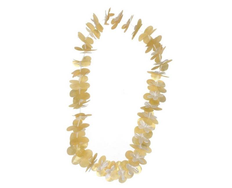 elasto Dekoobjekt Blumenkette "Flor" gold/silber von elasto