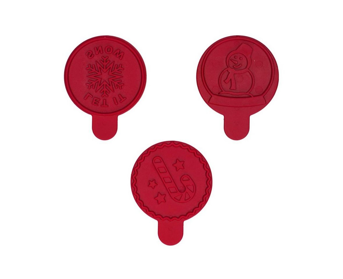 elasto Eiswürfelform Keksstempel-Set "Cute" standard-rot elasto Eiswürfelform Keksstempel-Set "Cute" standard-rot von elasto