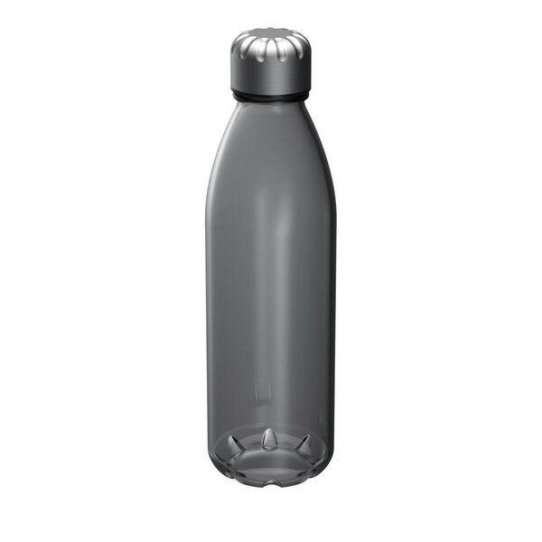 elasto Glasflasche "Colare" 0,60 l - Allzweck Trinkflasche mit Metalldeckel von elasto