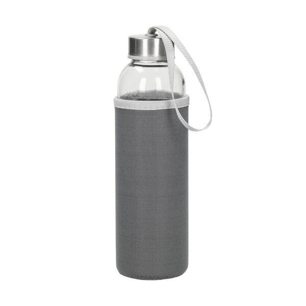 elasto Glasflasche mit Trageschlaufe "Pure" - Trinkflasche & Hülle für Alltag elasto Glasflasche mit Trageschlaufe "Pure" - Trinkflasche & Hülle für Alltag von elasto