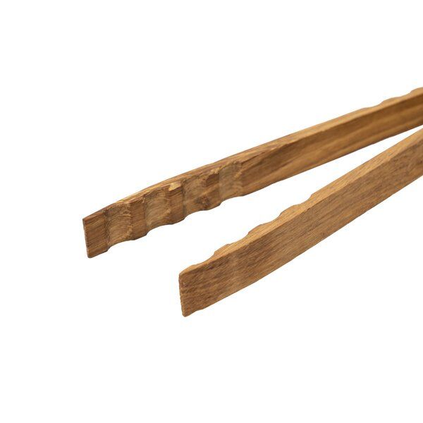 elasto Grillzange "OAk" Natur - Premium Grillzubehör aus geöltem Eichenholz von elasto