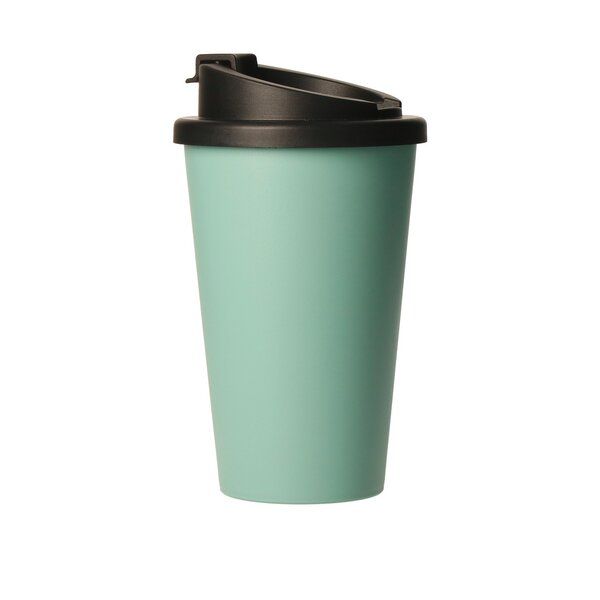 elasto Kaffeebecher Bio-Kunststoff - Thermobecher innovativer 2K-Verschluss von elasto