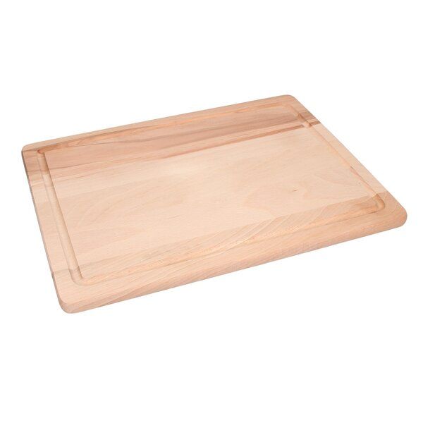 elasto Schneidebrett mit Saftrille - Holz Schneidebrett ideal für die Küche von elasto