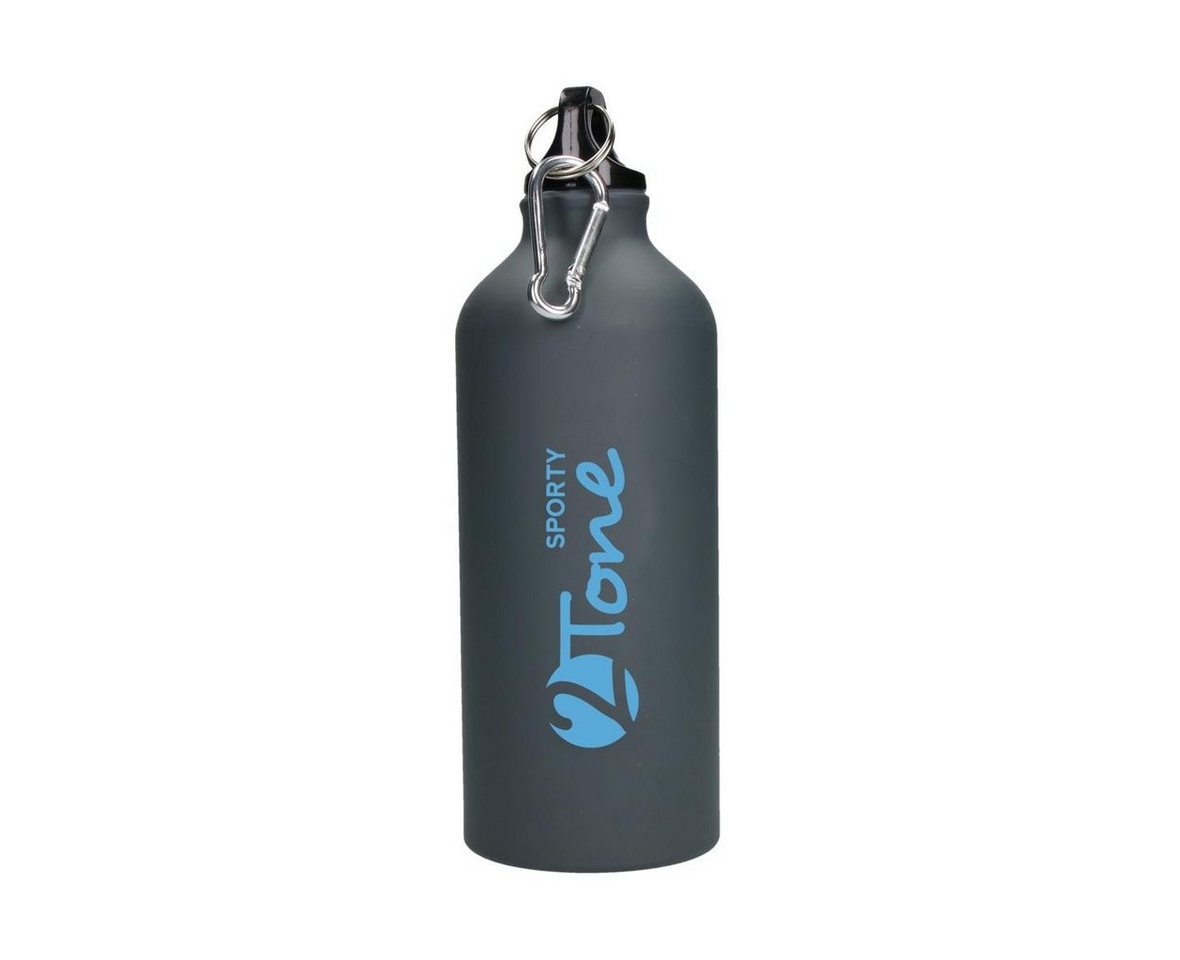 elasto Thermoflasche Aluminiumflasche Sporty-2Tone" gungrey 0,6 l" von elasto