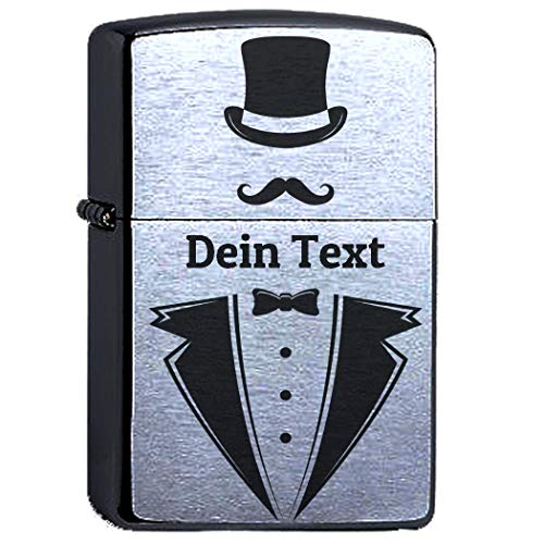 Trauzeuge Fragen mit Gravur Compatible with Zippo personalisiert Dein Text, Hochzeit Wunschtext. Willst du Mein Trauzeuge Sein. Gentleman. Best Man von elbedruck