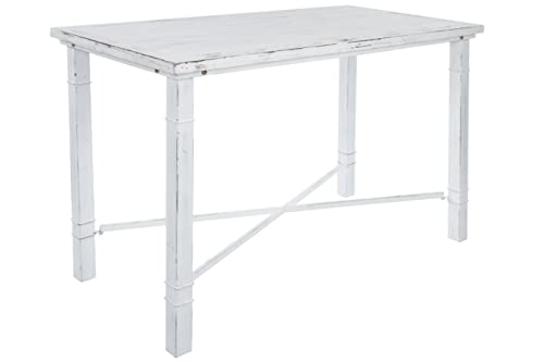elbmöbel Esstisch Konsolentisch weiß Beistelltisch Shabby Chic Holz 100x50 cm von elbmöbel
