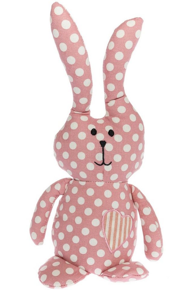 elbmöbel Türstopper Türstopper Hase rosa, Türstopper: Zugluft 26x36x15 cm Bunny grau von elbmöbel