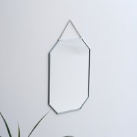 11x8 "Silber Spiegel Wandbehang Badezimmer Boho Dekoration Nordic Style Makeup Gold Mit Dekorativen Wandhalter von elcreadesigns