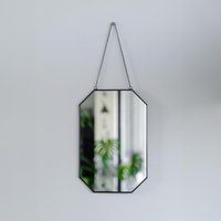 30, 5x20, 3 cm Spiegel Schwarz Elegant Boho Nordic Style Für Ihr Badezimmer Verschönern Sie Ihren Raum Mit Einem Stilvollen Schminkspiegel & Einer von elcreadesigns