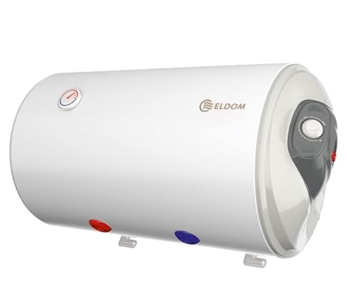 ELDOM Favourite 80 Liter Warmwasserspeicher 2 kW. Horizontal Anshlüsse UNTEN von eldom