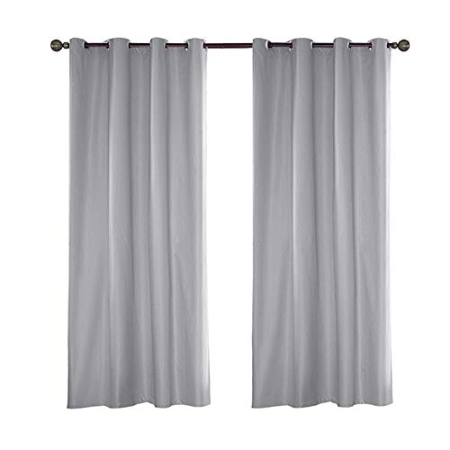 ele ELEOPTION Outdoor Vorhang Wasserdicht,Blickdicht Vorhang Winddicht UV Schutz Sonnenschutz Gardinen für Balkon Garten Hof (137 X 213cm, Grau) von ele ELEOPTION