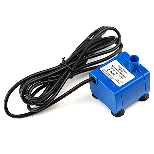 Wasserpumpe,Ersatz 12V Elektrische Wasserpumpe, 5.9ft Lange Kabel Niedrigen Stromverbrauch Super Silent Motor, Kompatibel für ele ELEOPTION Blumen Trinkbrunnen von ele ELEOPTION