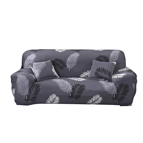 ele ELEOPTION Sofa Überwürfe Sofabezug Stretch elastische Sofahusse Sofa Abdeckung in Verschiedene Größe und Farbe(2 Sitzer für Sofalänge 130-170cm,Gedruckt A) von ele ELEOPTION