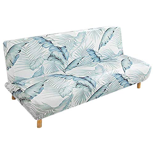 ele ELEOPTION Sofabezug Ohne Armlehnen, Moderner Druck Sofabezug 3 Sitzer Ohne Armlehne Stretch Couch überzug Armlose Sofabettüberzug für Faltbares Schlafsofa Ohne Armlehnen,180-210 cm (Gedruckt 7) von ele ELEOPTION