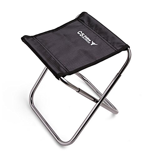 ele ELEOPTION Tragbarer Klappstuhl, Aluminium Camping Stuhl, Garten Camping Stuhl für Outdoor Aktivitäten Angeln Wandern Garten mit One schwarz Aufbewahrungstasche ele ELEOPTION Tragbarer Klappstuhl, Aluminium Camping Stuhl, Garten Camping Stuhl für Outdoor Aktivitäten Angeln Wandern Garten mit One schwarz Aufbewahrungstasche von ele ELEOPTION