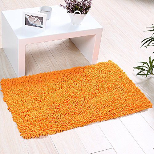 ele ELEOPTION Weicher Shag Badteppich Teppich Küche Tür Füße Matte Streifen Anti-Rutsch-Saugfähige Fußmatte Badteppiche Dusche Teppich Haarige von ele ELEOPTION