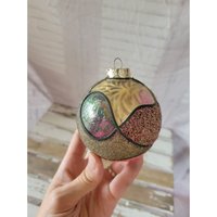 Buntglas Kugel Ornamente Weihnachten Urlaub Baum Dekor von elegantcloset21